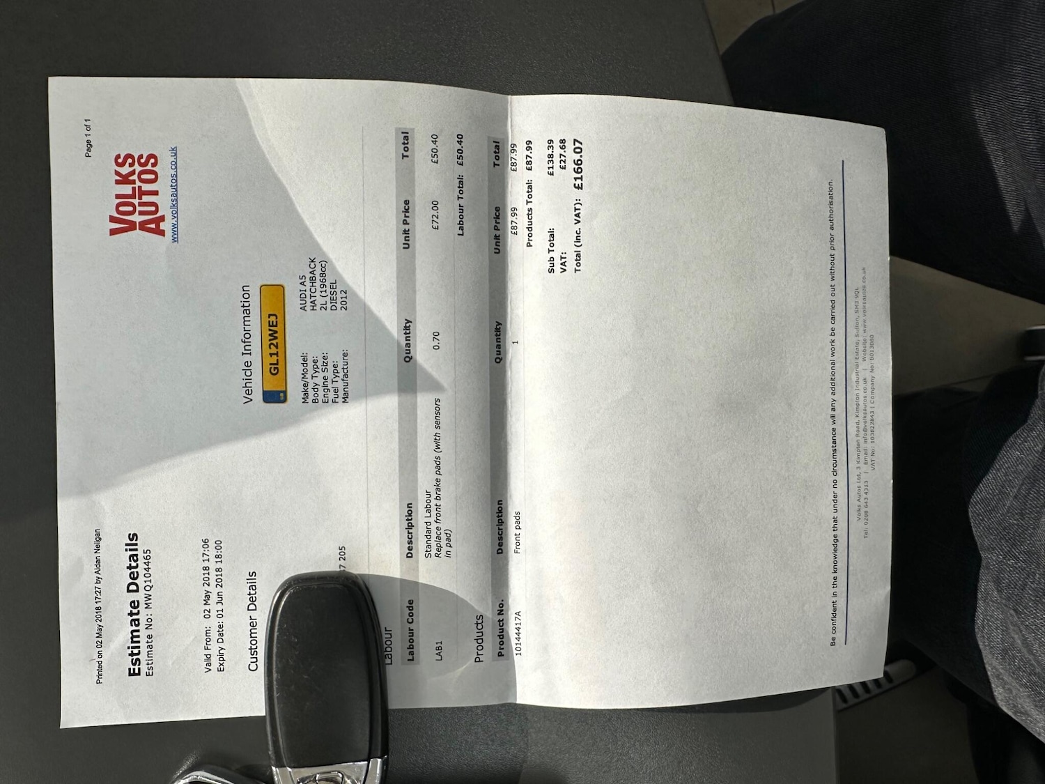 Used Audi A5 2012 for sale - 76619761: Photo 43