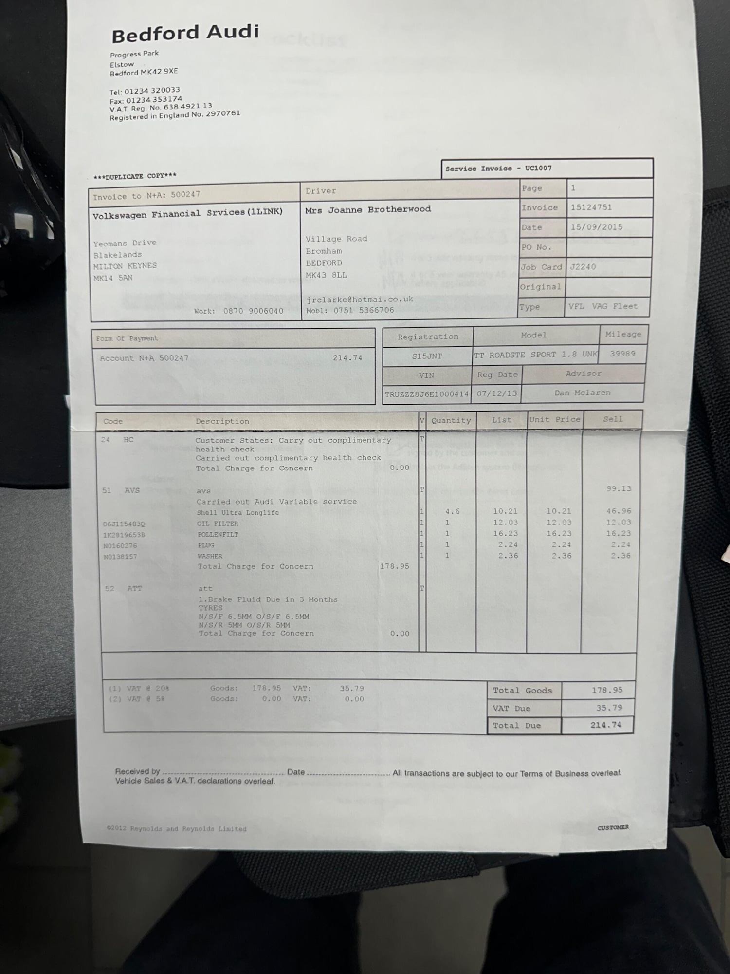 Used Audi TT 2013 for sale - 76634072: Photo 9