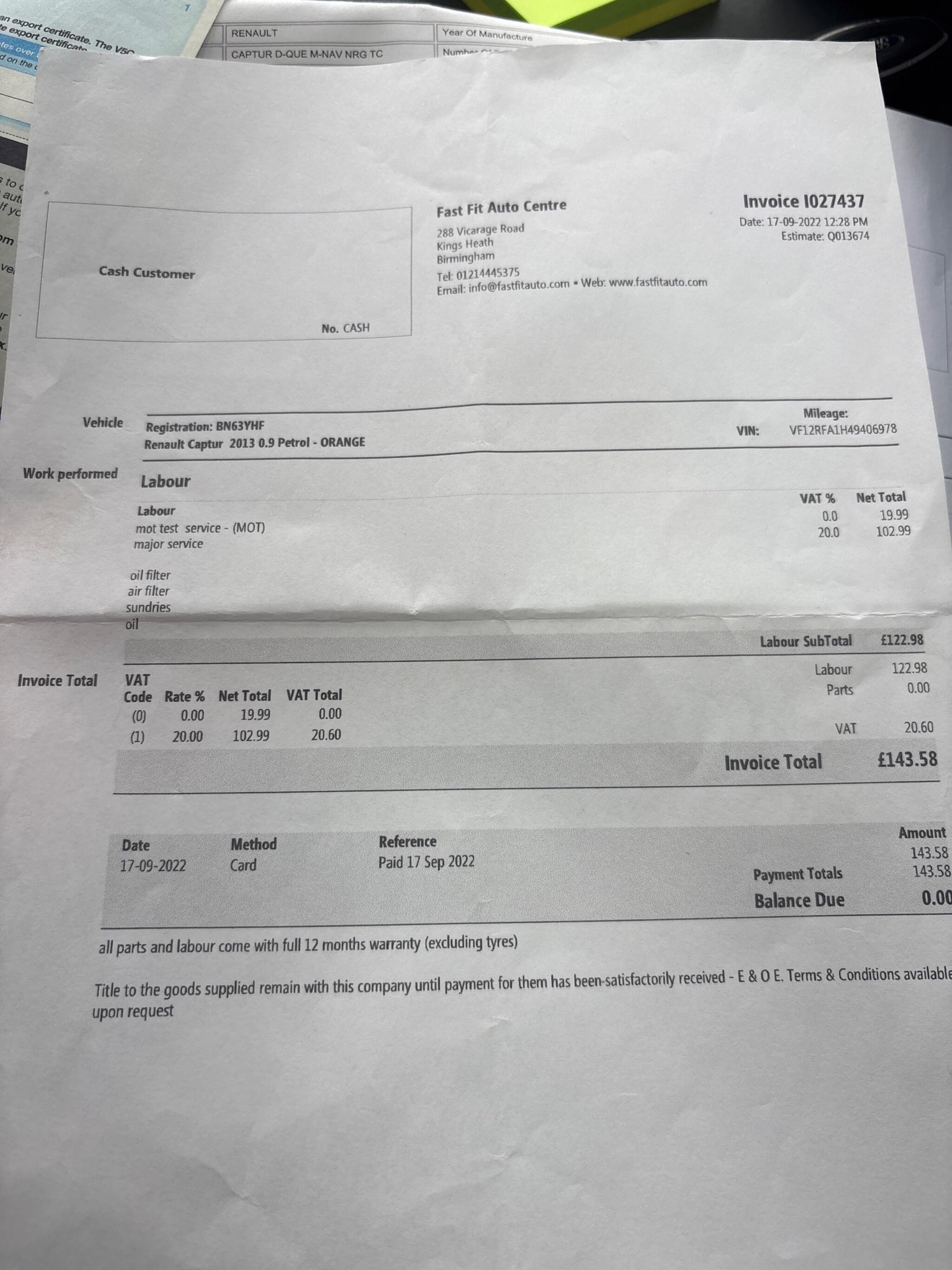 Used Renault Captur 2013 for sale - 78072482: Photo 9