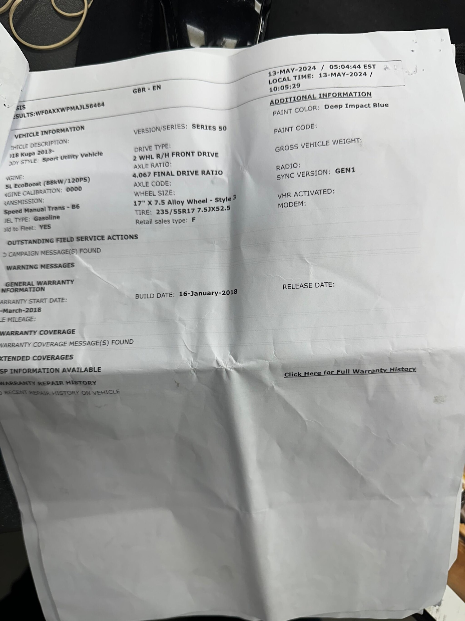 Used Ford Kuga 2018 for sale - 76592200: Photo 50