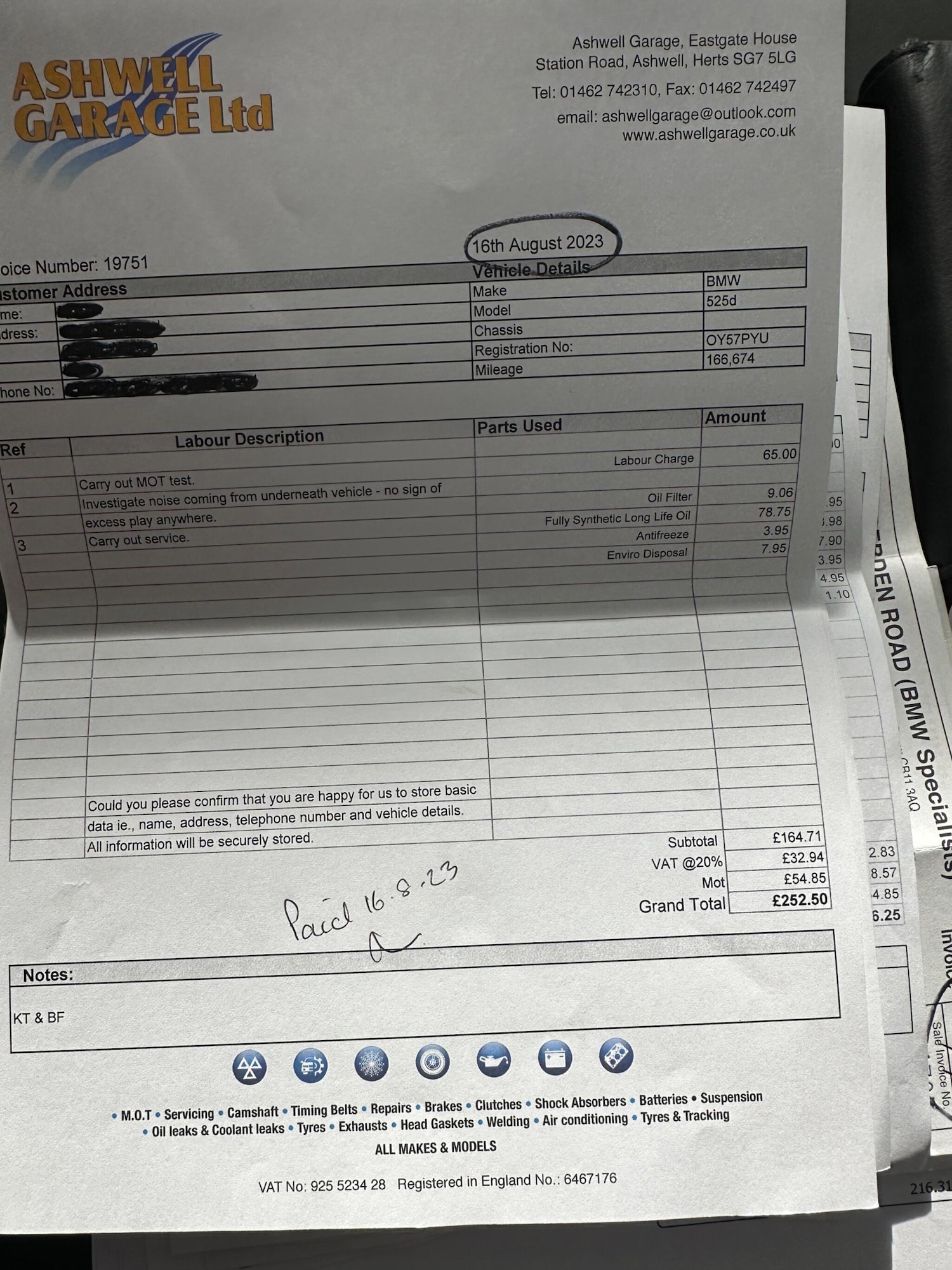 Used BMW 5 Series 2007 for sale - 77637832: Photo 32