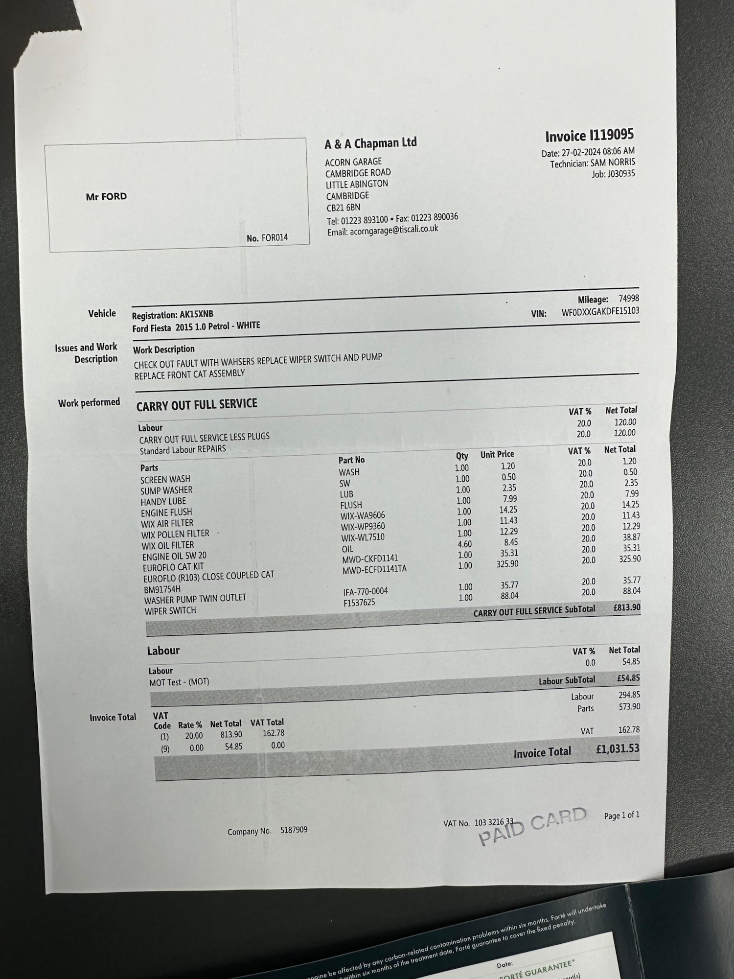 Used Ford Fiesta 2015 for sale - 77377046: Photo 14