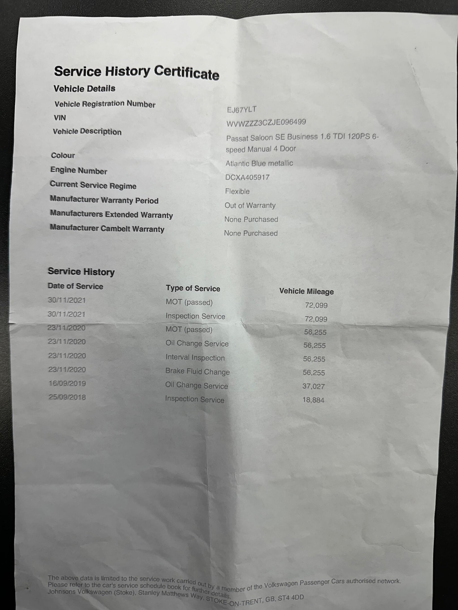 Used Volkswagen Passat 2017 for sale - 77254808: Photo 62