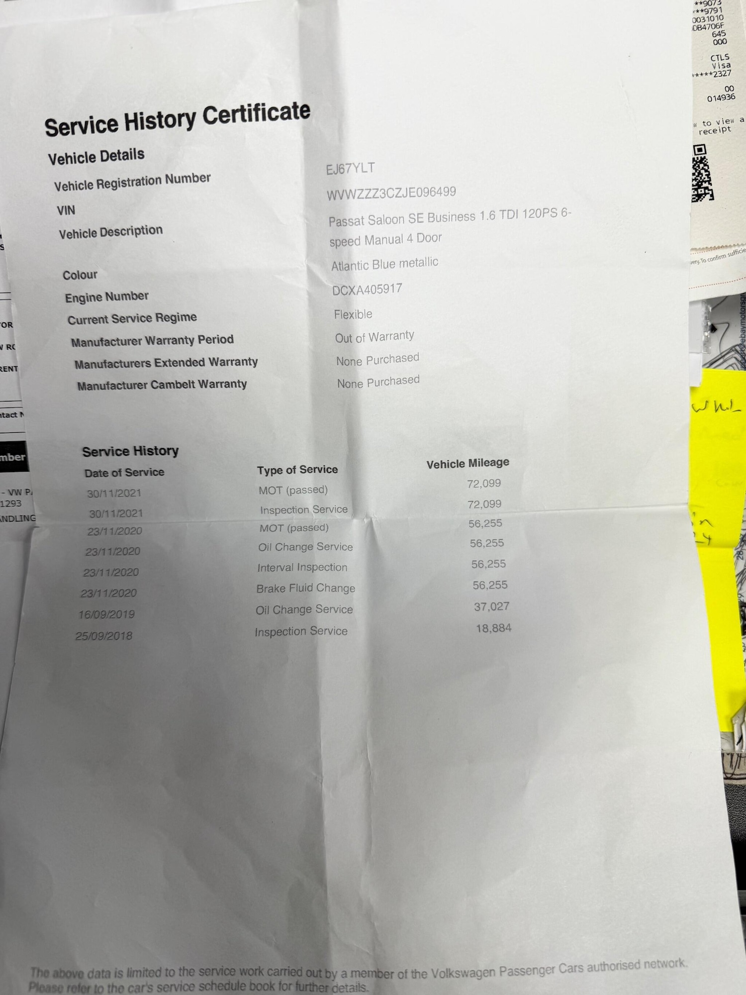 Used Volkswagen Passat 2017 for sale - 77254808: Photo 93