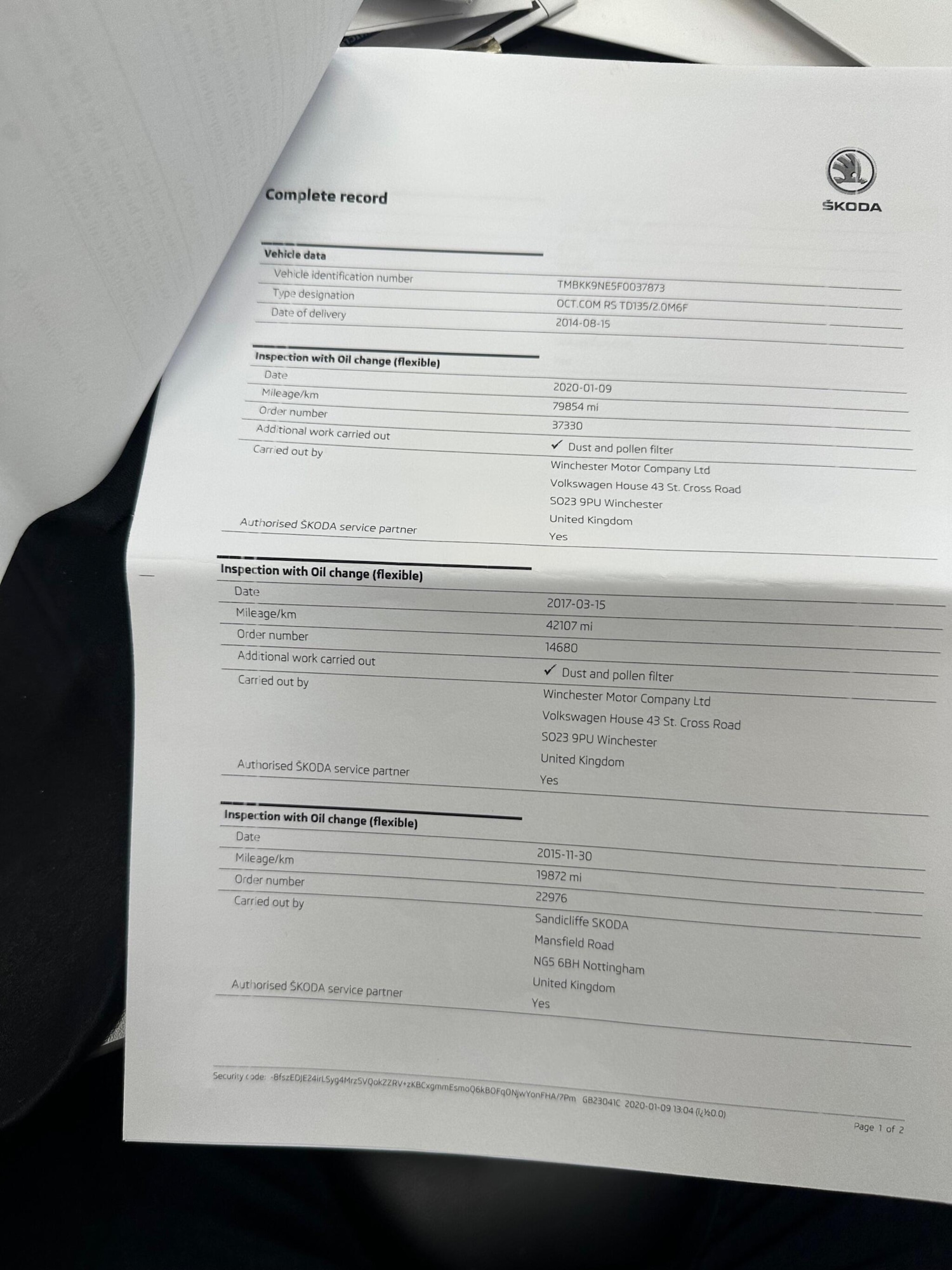 Used Skoda Octavia 2014 for sale - 76759517: Photo 35