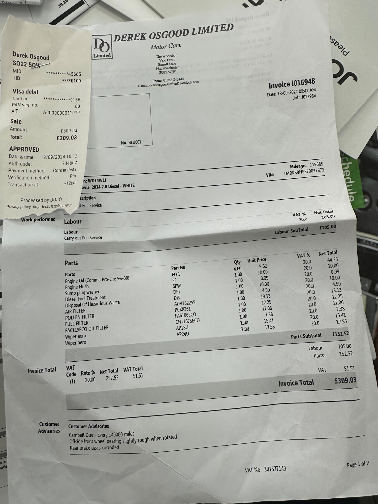 Used Skoda Octavia 2014 for sale - 76759517: Photo 38