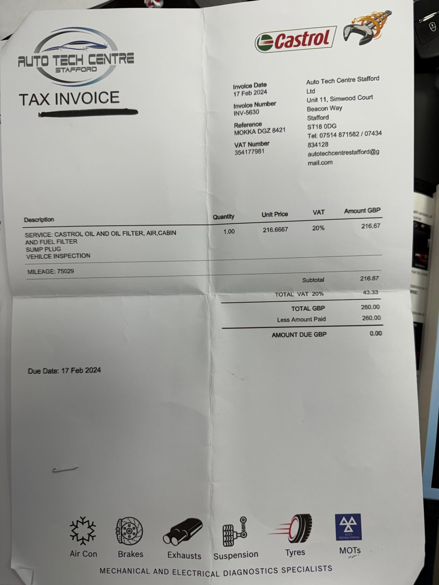 Used Vauxhall Mokka X for sale - 77469295: Photo 8