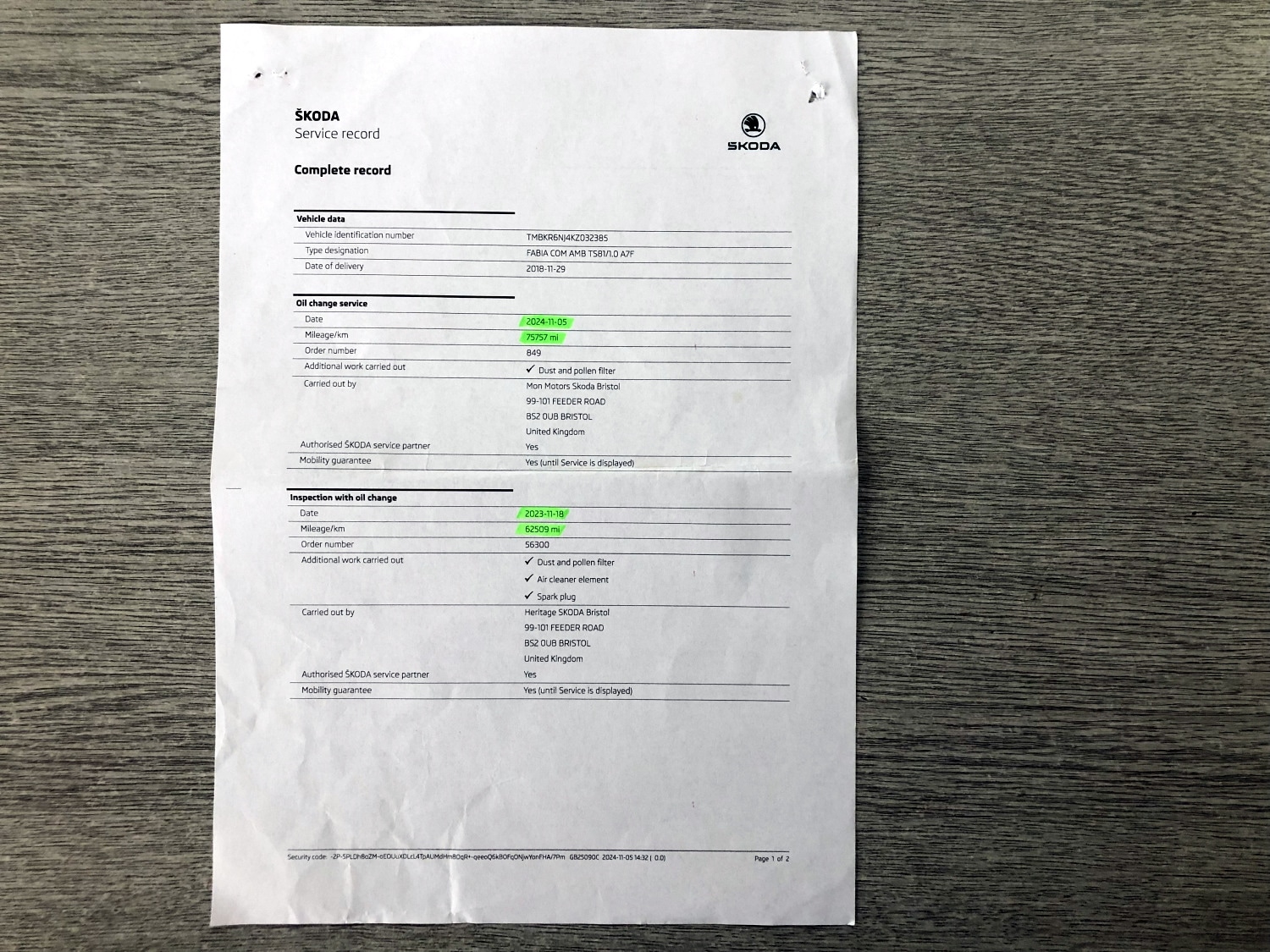 Used Skoda Fabia 2018 for sale - 76490864: Photo 13