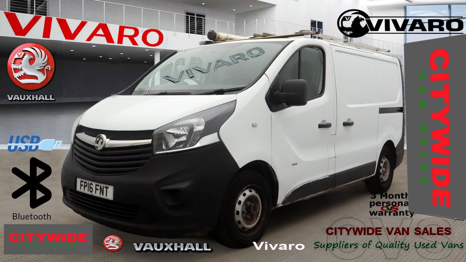 Used Vauxhall Vivaro 2016 for sale - 76413061: Photo 1
