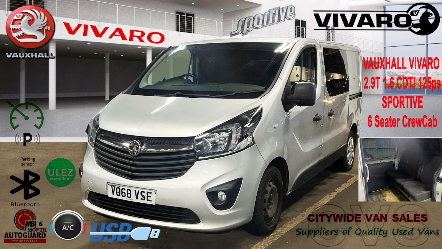 Used Vauxhall Vivaro 2018 for sale - 76580445: Photo 1