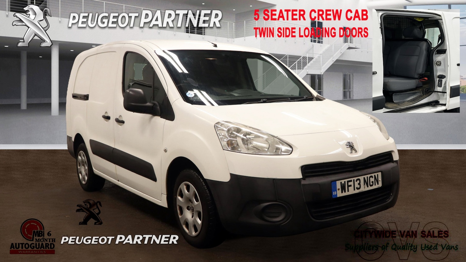 Used Peugeot Partner 2013 for sale - 76738376: Photo 1