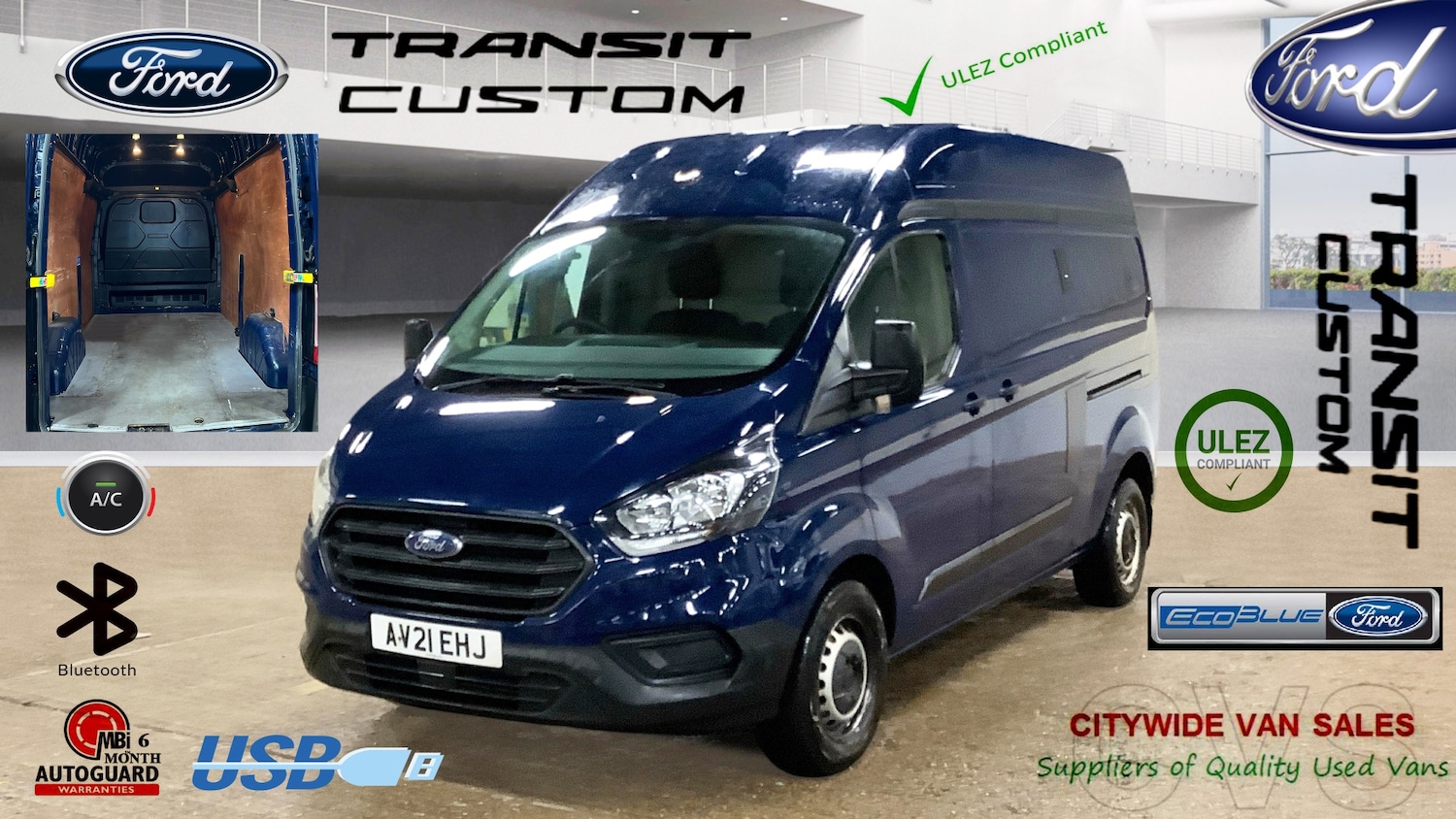 Used Ford Transit Custom 2021 for sale - 77104198: Photo 1