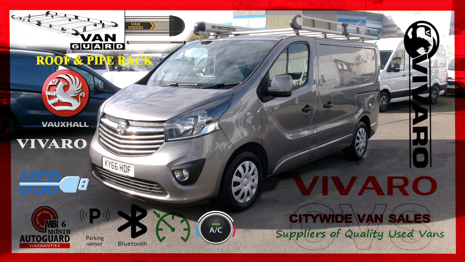 Used Vauxhall Vivaro 2016 for sale - 77047878: Photo 1