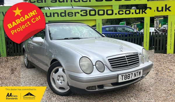 Cheap Mercedes-Benz CLK 1999 - 2.3 230 Elegance Kompressor Auto 2dr for sale in Rayleigh, Essex