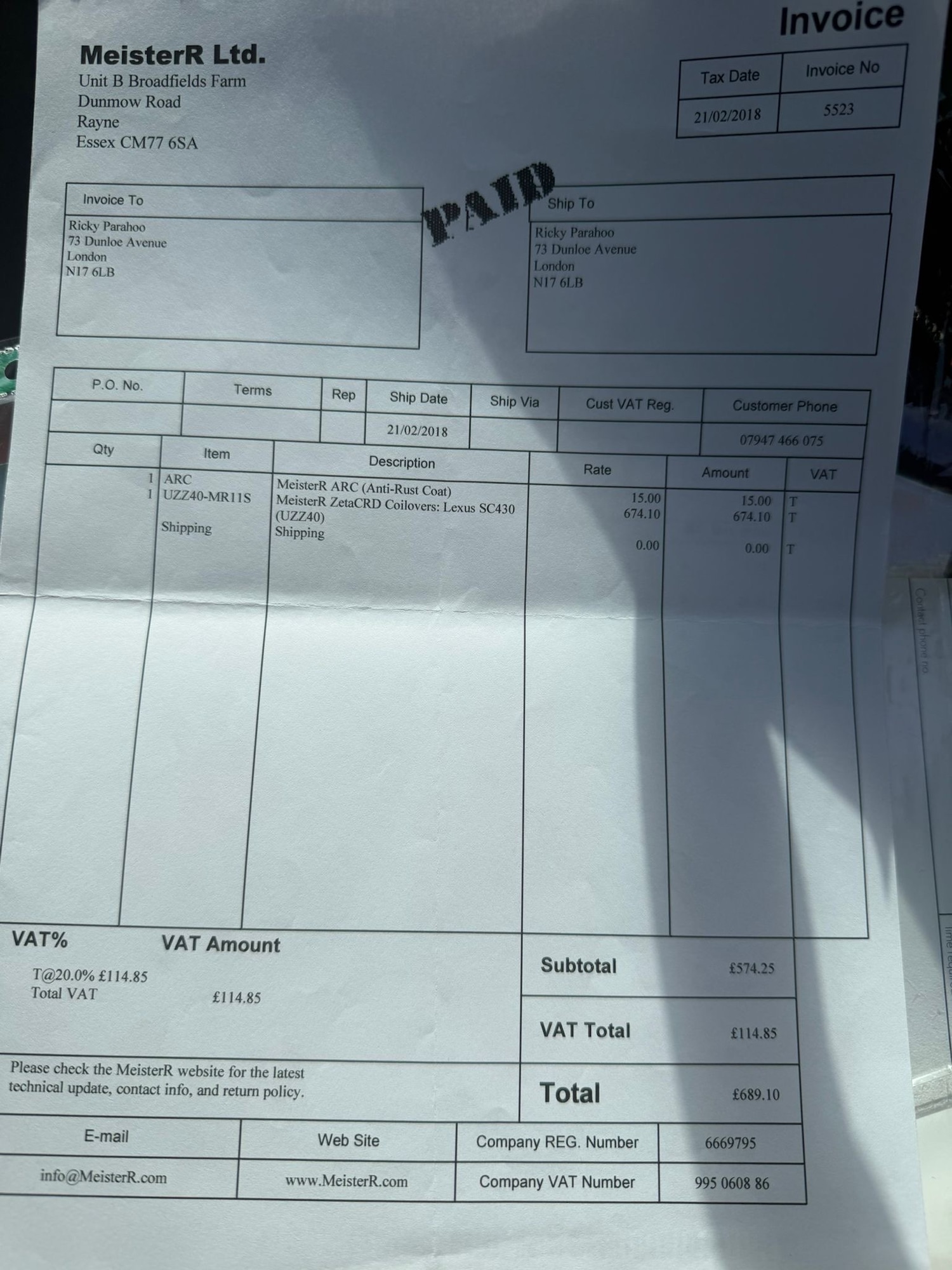 Used Lexus SC 2003 for sale - 78131553: Photo 17