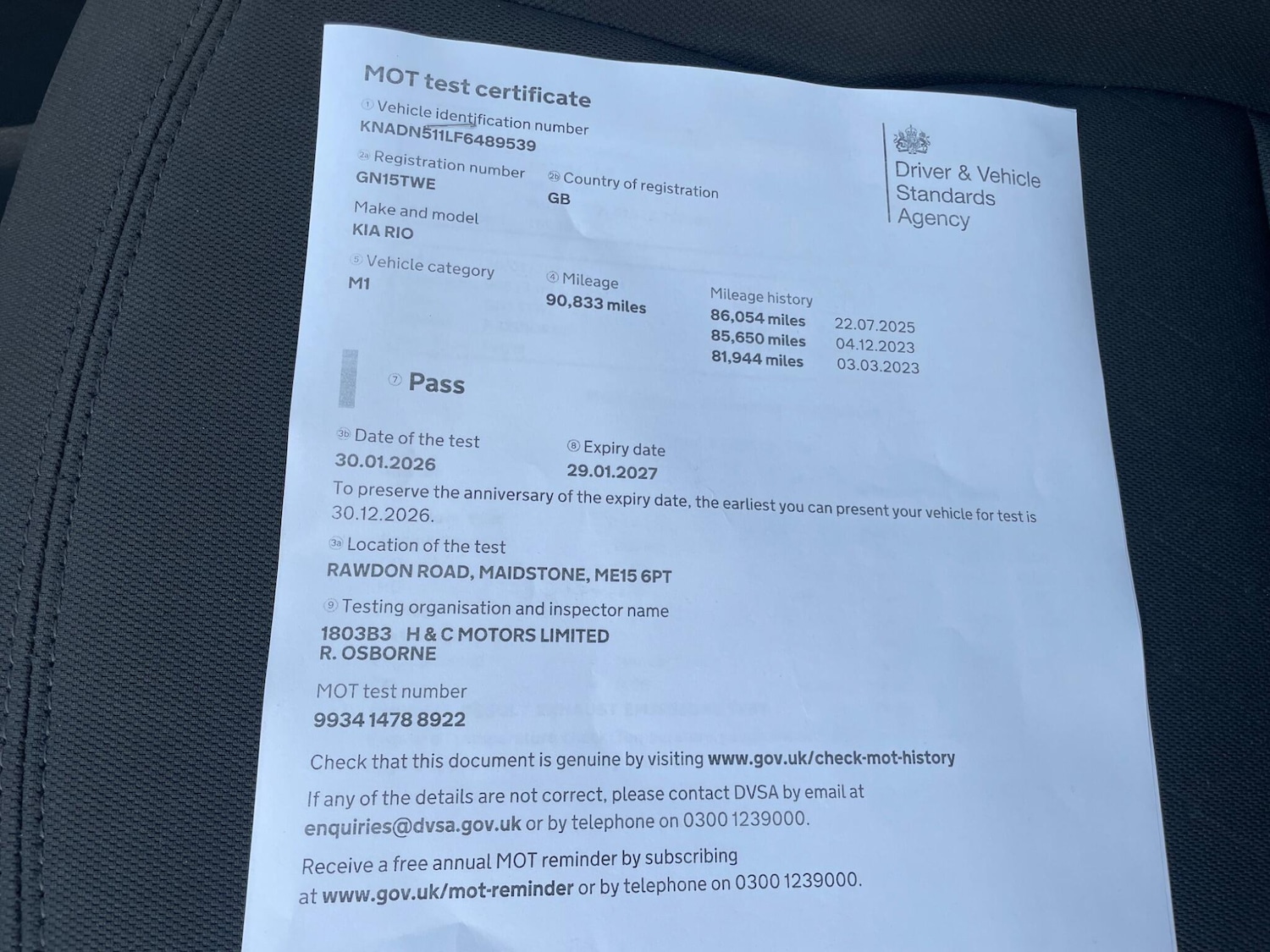 Used Kia Rio 2015 for sale - 77382098: Photo 15