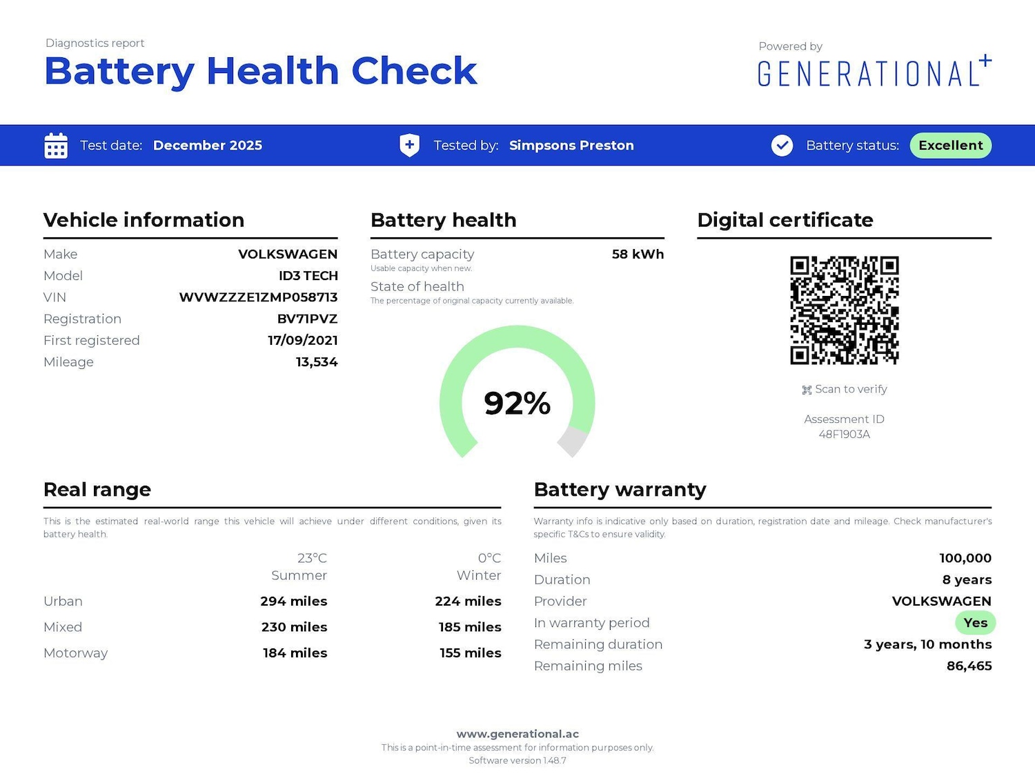 Used Volkswagen ID.3 2021 for sale - 76786787: Photo 10