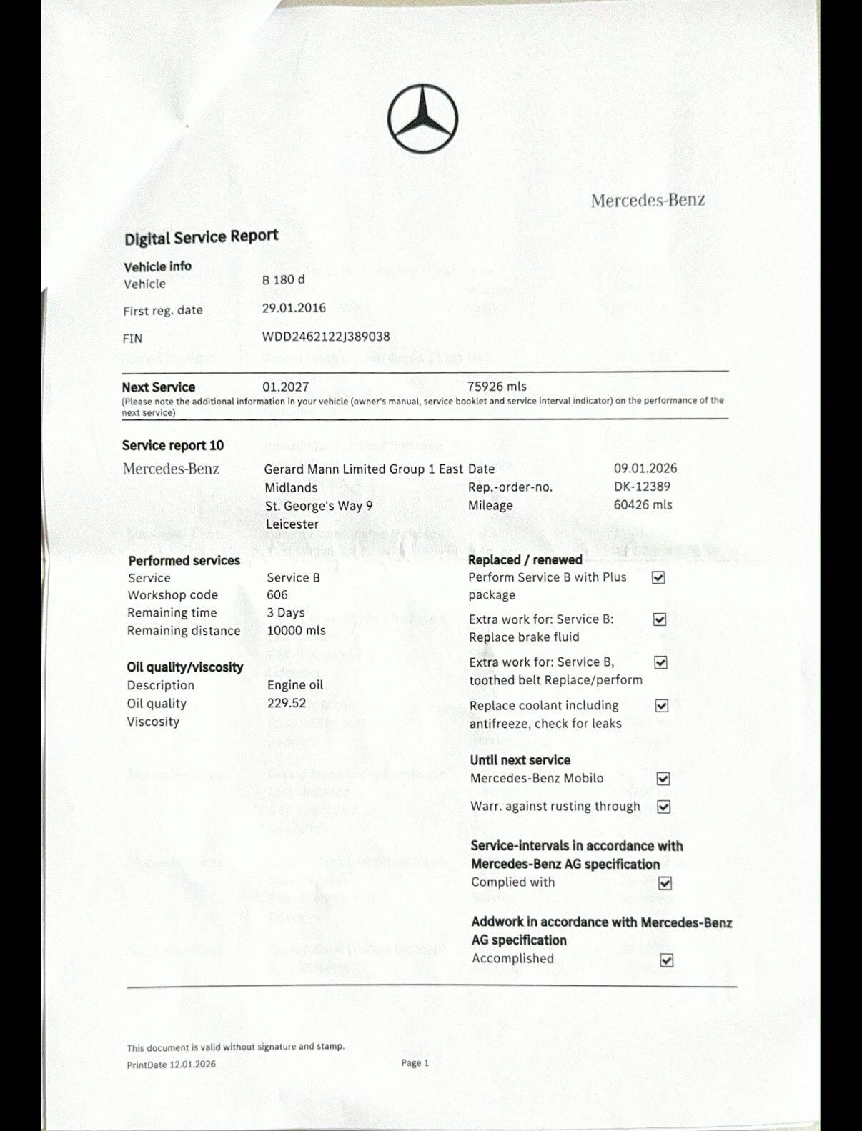 Used Mercedes-Benz B Class 2016 for sale - 77625975: Photo 55