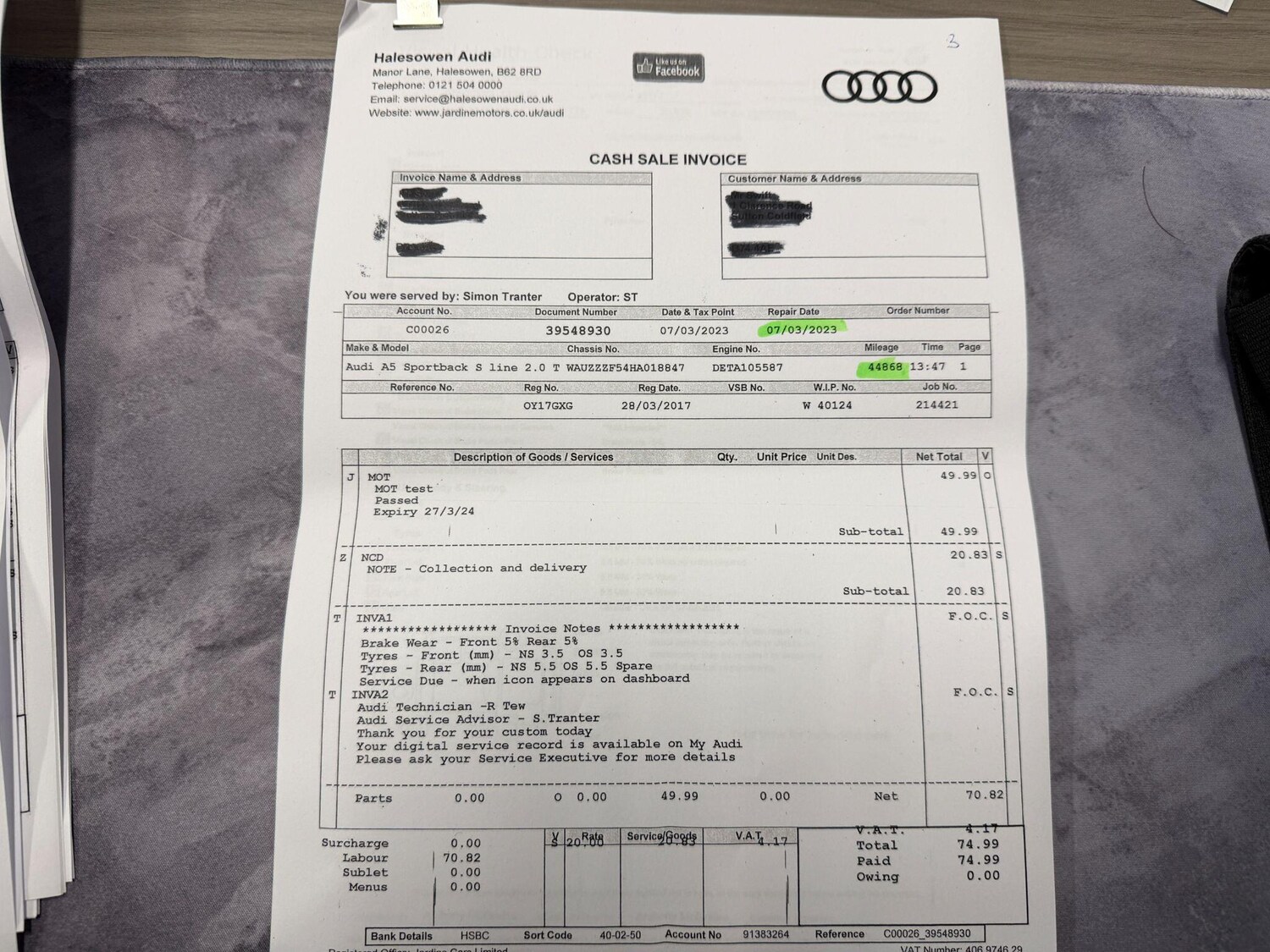 Used Audi A5 for sale - 77883376: Photo 52