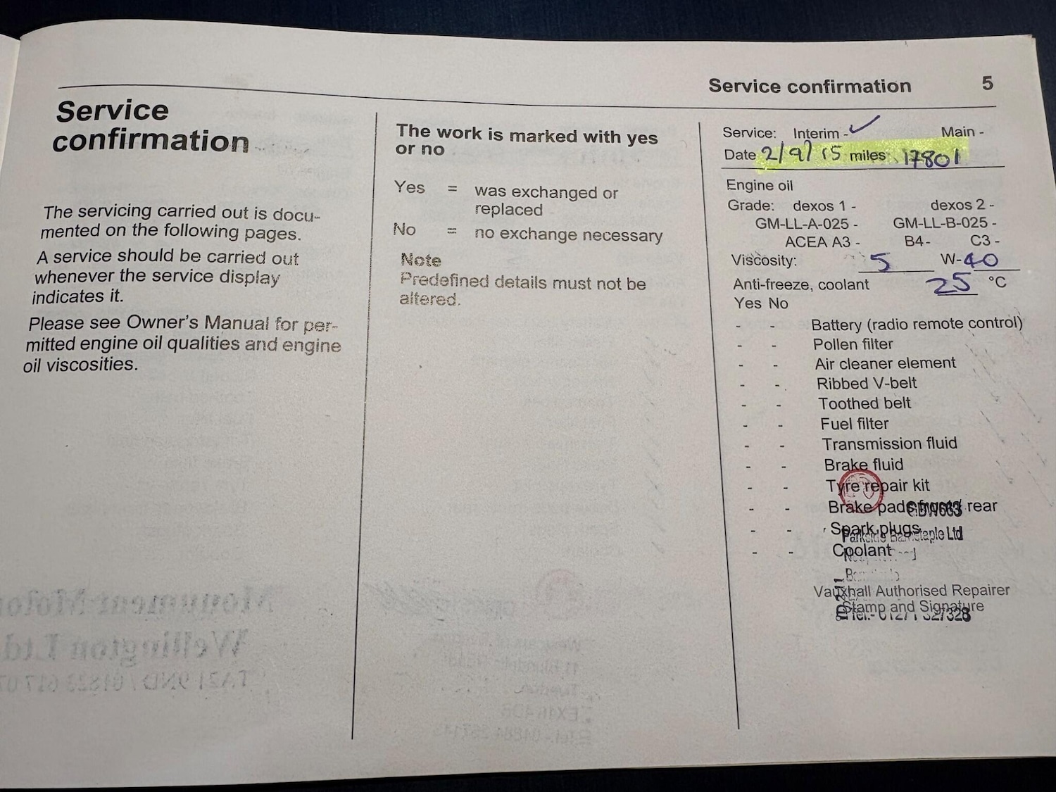 Used Vauxhall Zafira 2014 for sale - 77316125: Photo 24