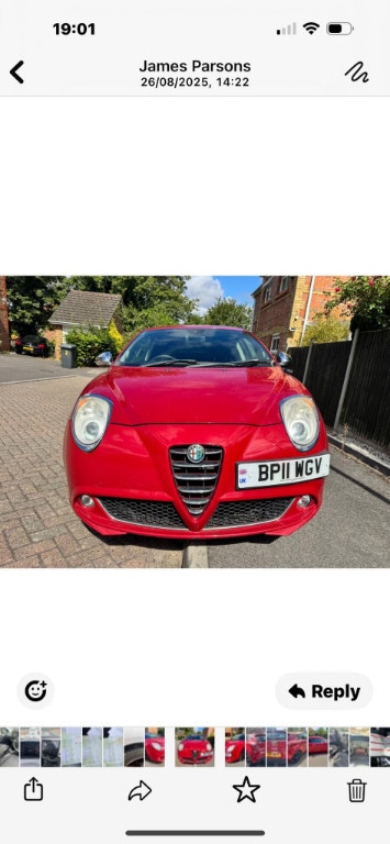 Used Alfa Romeo MiTo 2011 for sale - 76446075: Photo 1