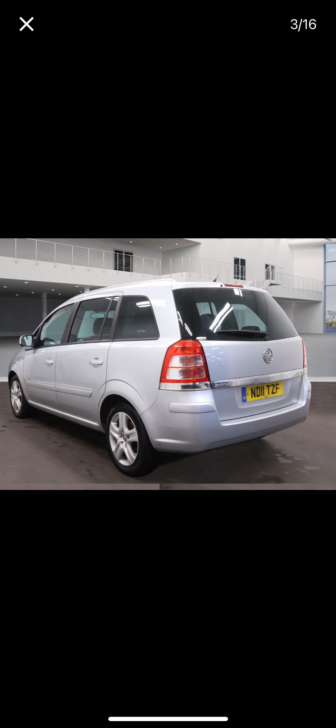Used Vauxhall Zafira 2011 for sale - 77327183: Photo 3