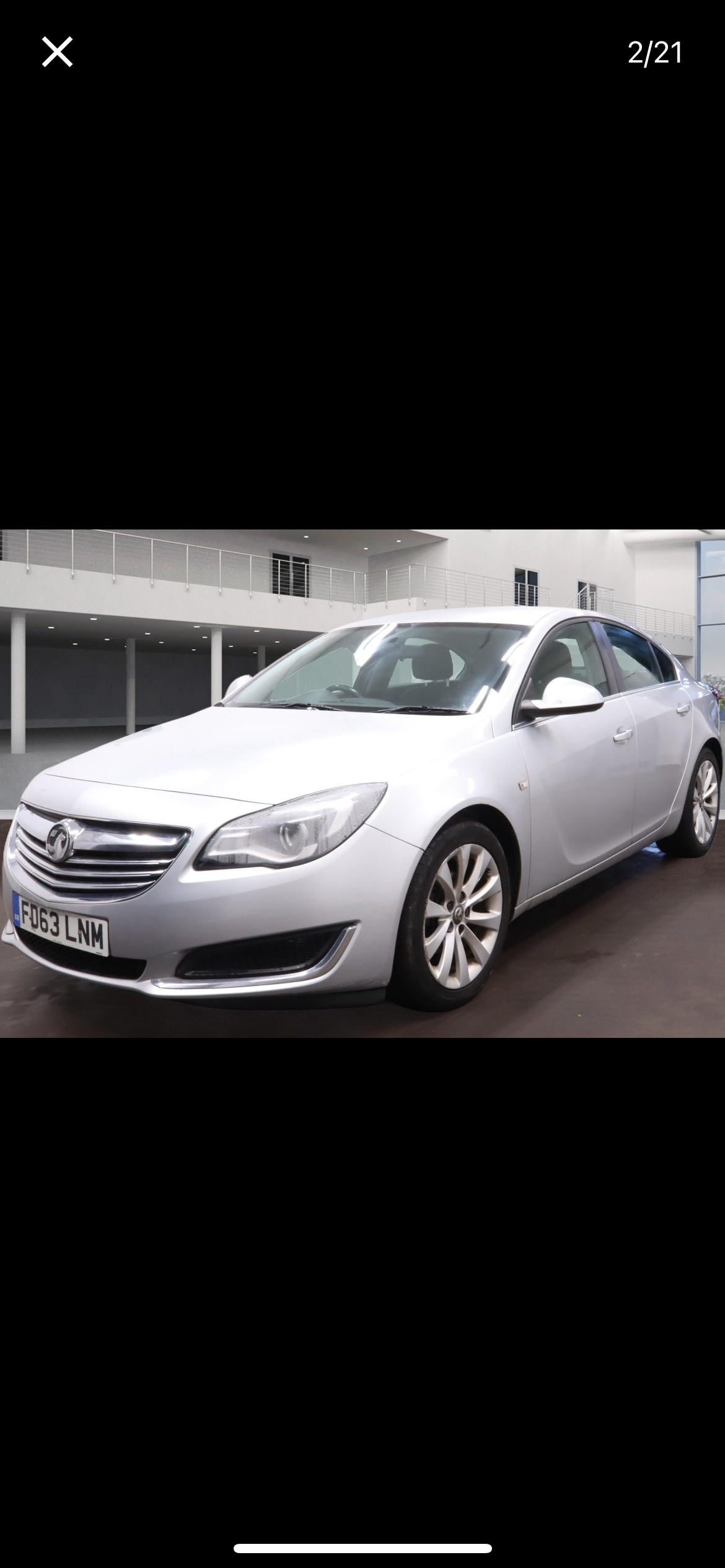 Used Vauxhall Insignia 2014 for sale - 77226086: Photo 2
