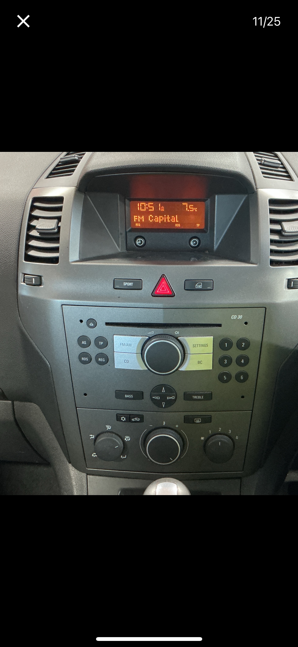 Used Vauxhall Zafira 2006 for sale - 78123369: Photo 11