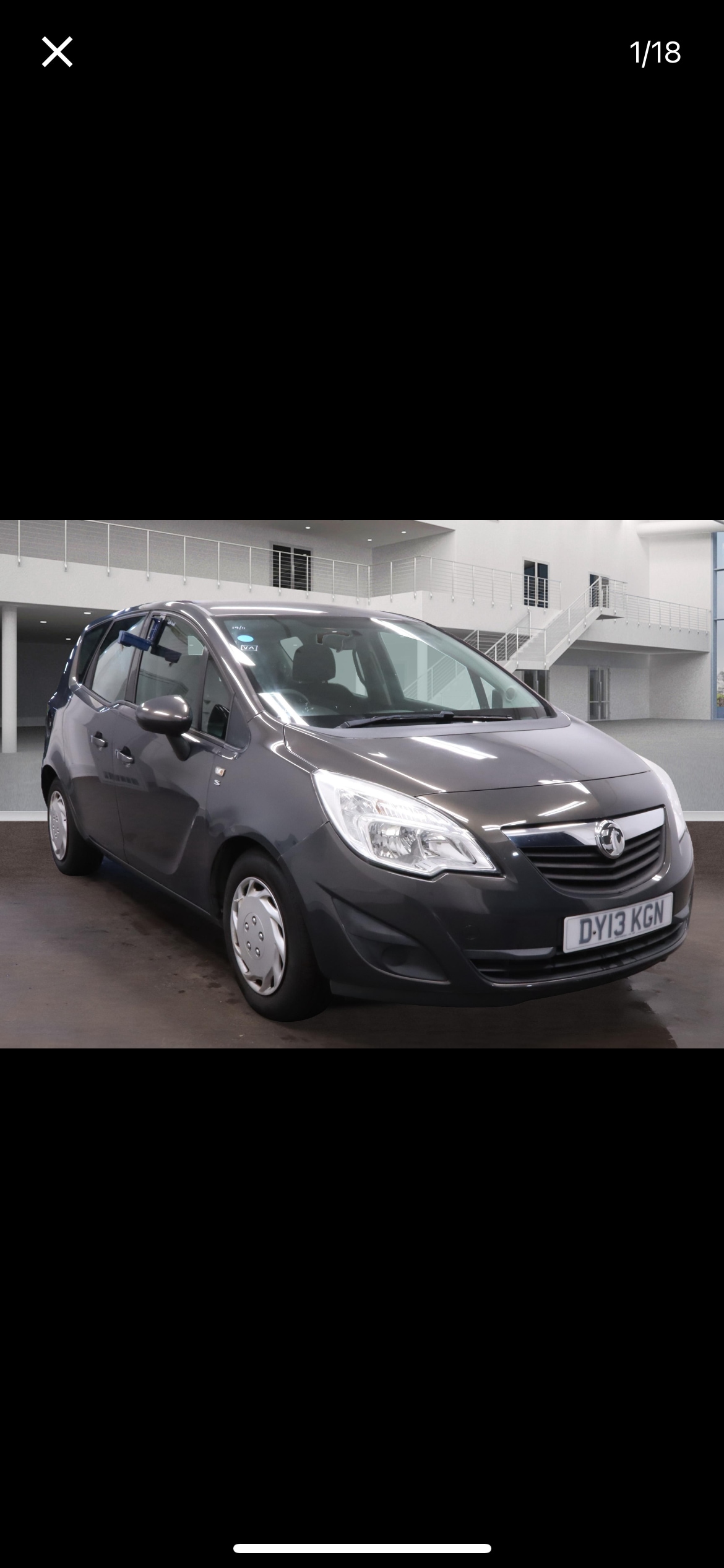 Used Vauxhall Meriva 2013 for sale - 76699200: Photo 1