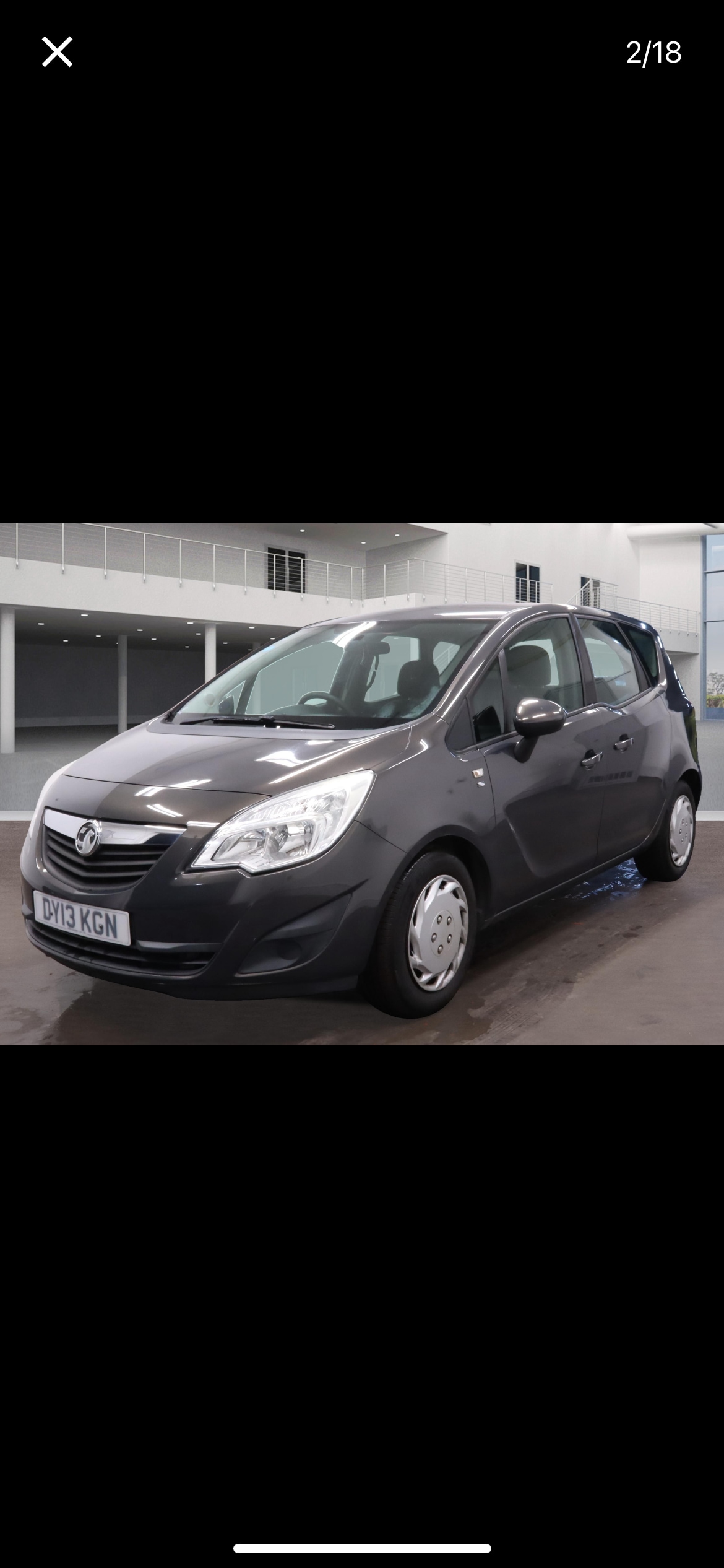 Used Vauxhall Meriva 2013 for sale - 76699200: Photo 2