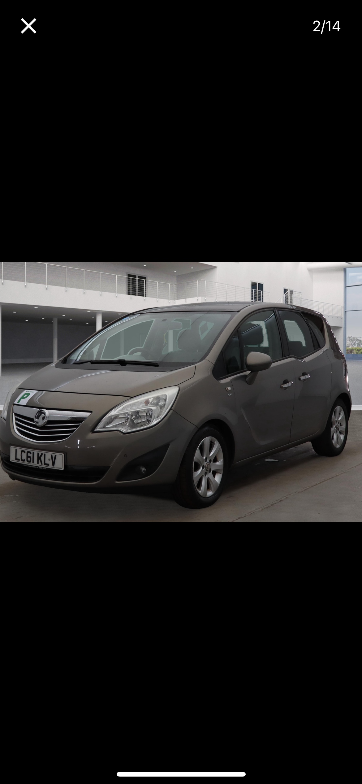 Used Vauxhall Meriva 2011 for sale - 76542734: Photo 2