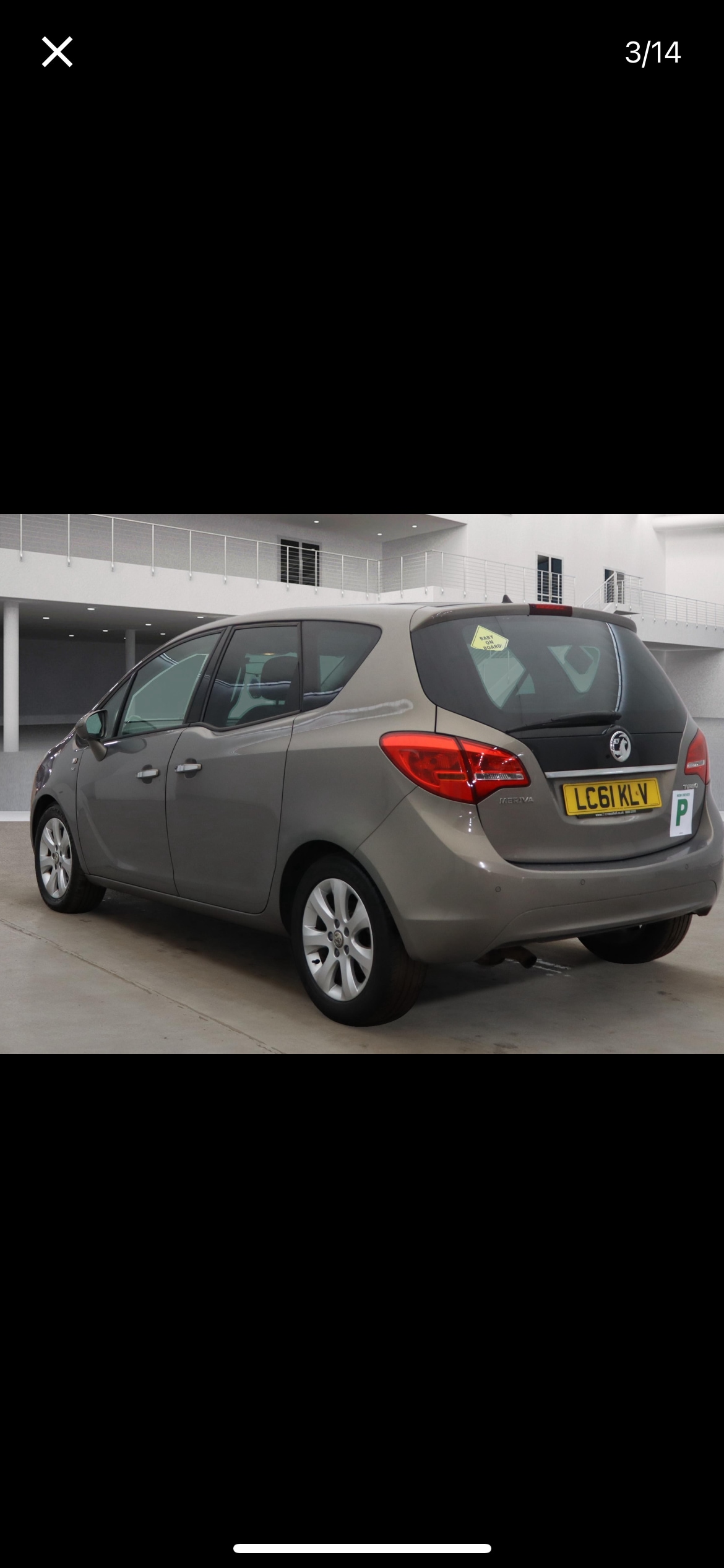 Used Vauxhall Meriva 2011 for sale - 76542734: Photo 3