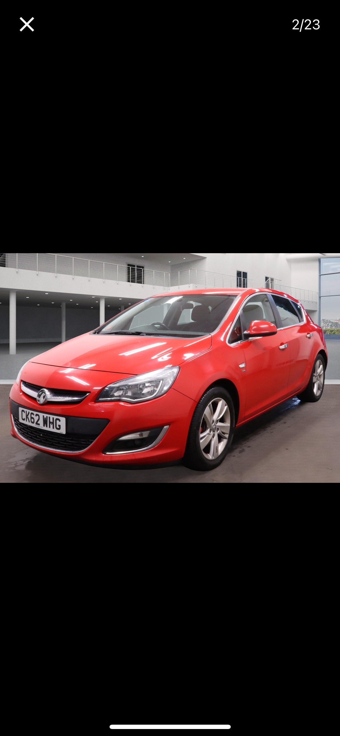 Used Vauxhall Astra 2012 for sale - 76385174: Photo 2