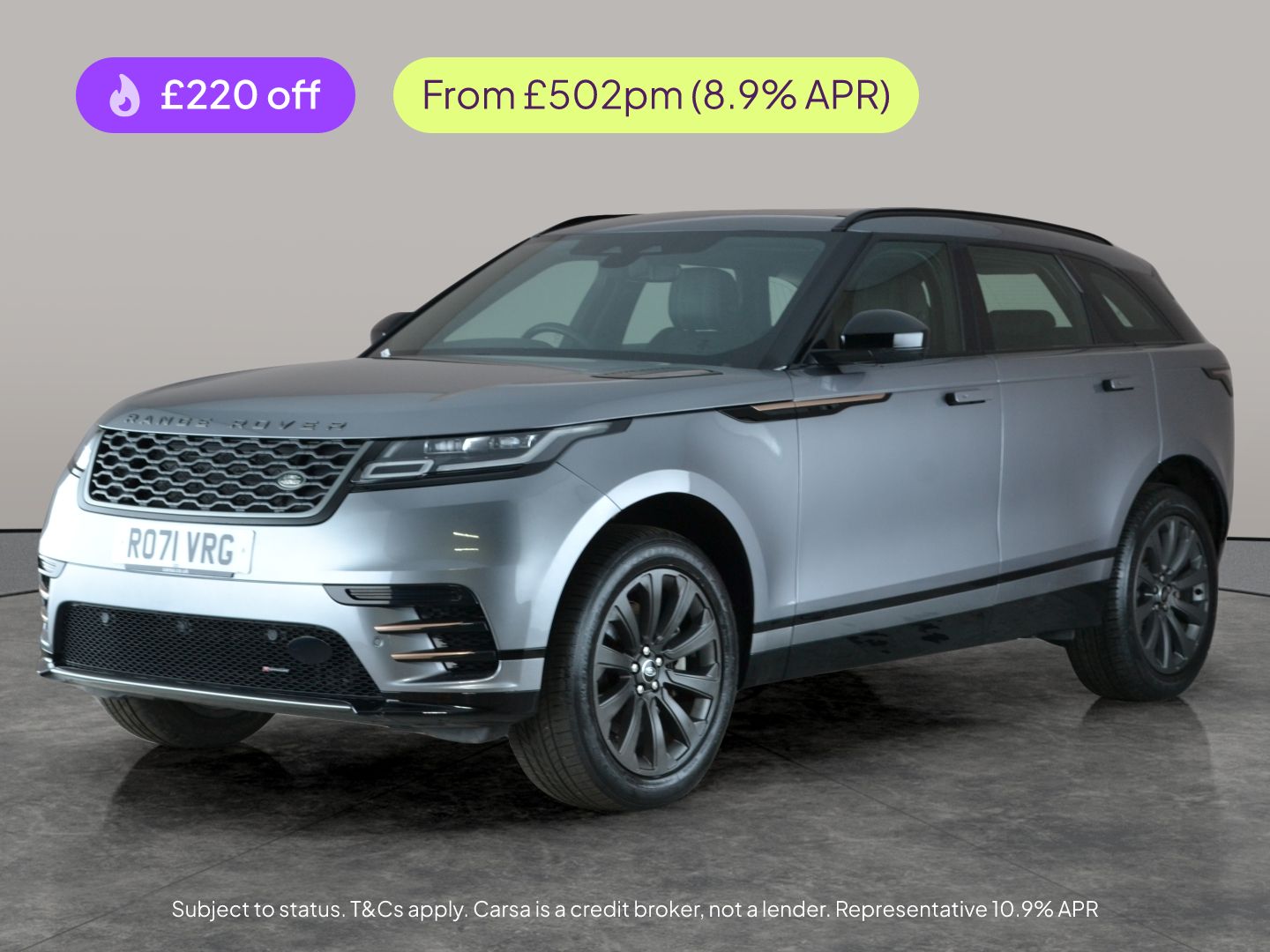 Used Land Rover Range Rover Velar 2021 for sale - 77060879: Photo 1