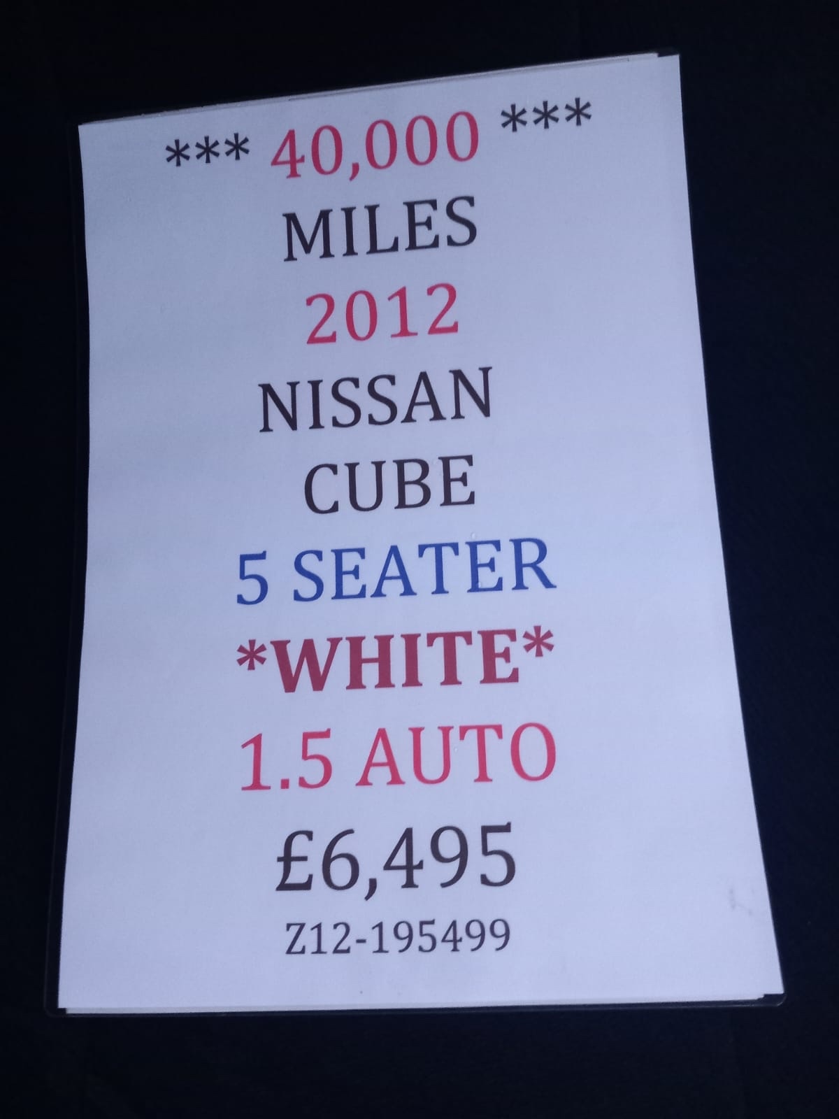 Used Nissan Cube 2012 for sale - 76479507: Photo 20