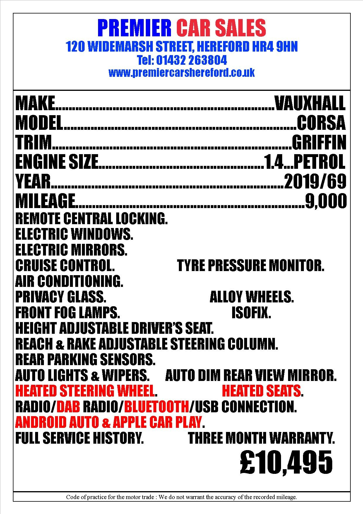 Used Vauxhall Corsa 2019 for sale - 76115267: Photo 4