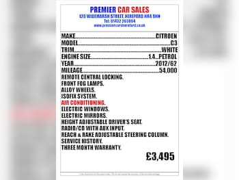 Used Citroen C3 2012 for sale - 76263553: Photo 4