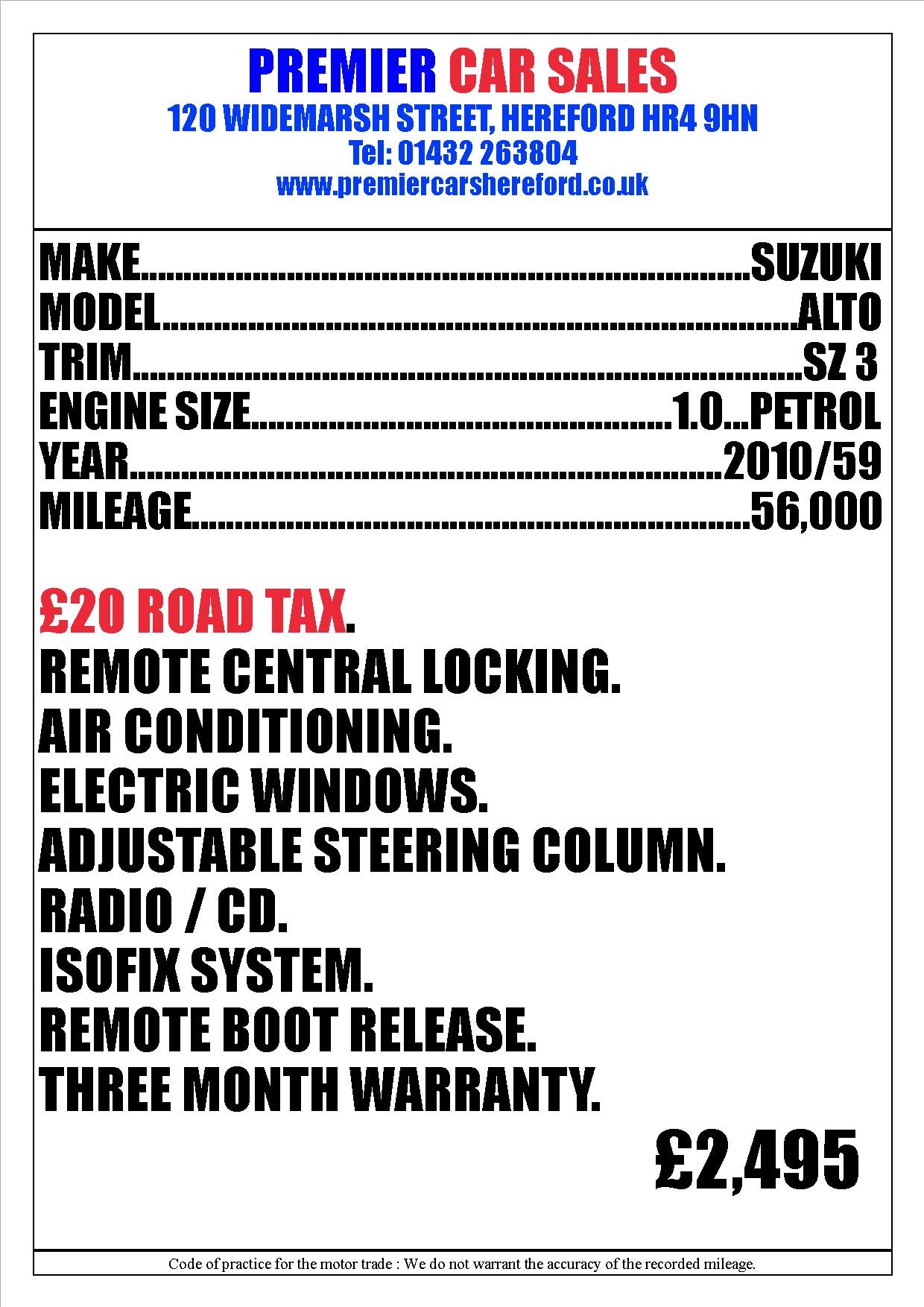 Used Suzuki Alto 2010 for sale - 76289682: Photo 4