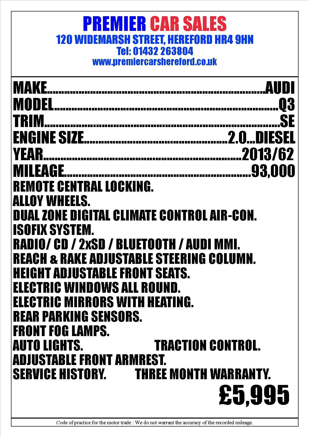 Used Audi Q3 2013 for sale - 76414978: Photo 4