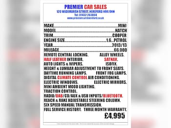 Used MINI Hatch 2013 for sale - 75584503: Photo