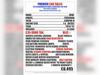 Used MINI Paceman 2016 for sale - 75594578: Photo