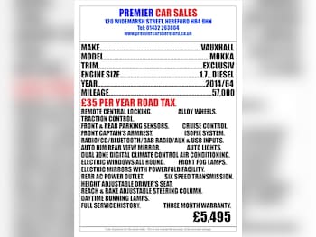 Used Vauxhall Mokka 2014 for sale - 75871204: Photo