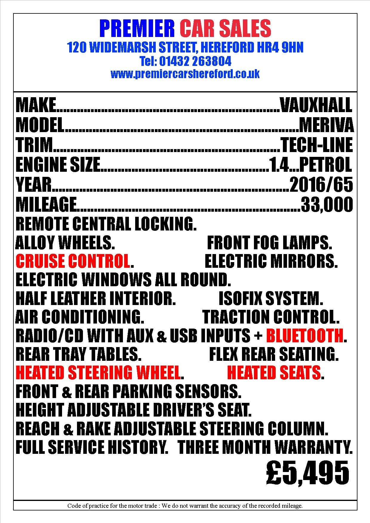 Vehicle 1