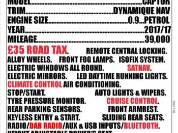 2017 (17) - 0.9 TCE 90 Dynamique Nav 5dr
