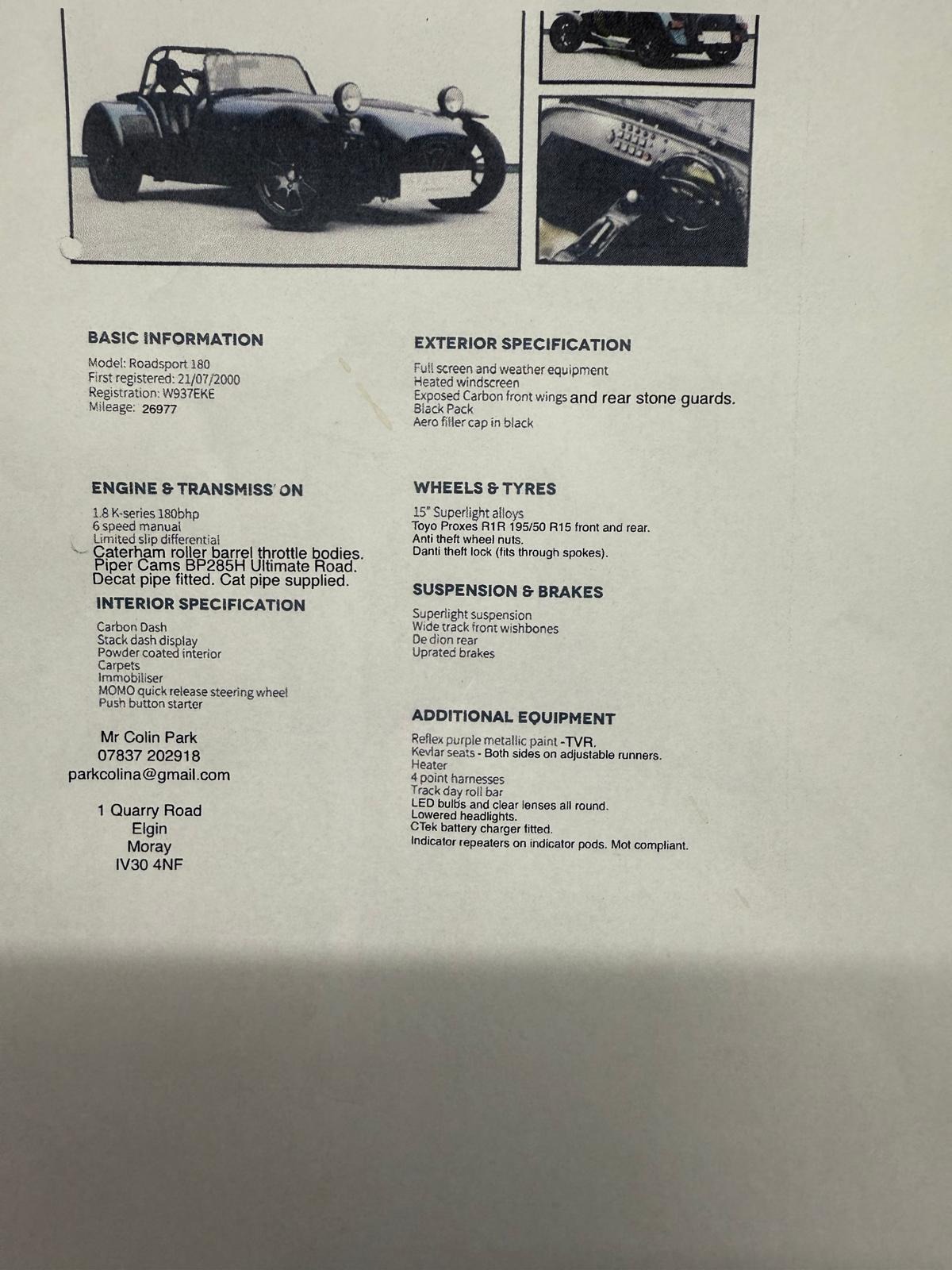 Used Caterham Seven 2000 for sale - 76734847: Photo 22