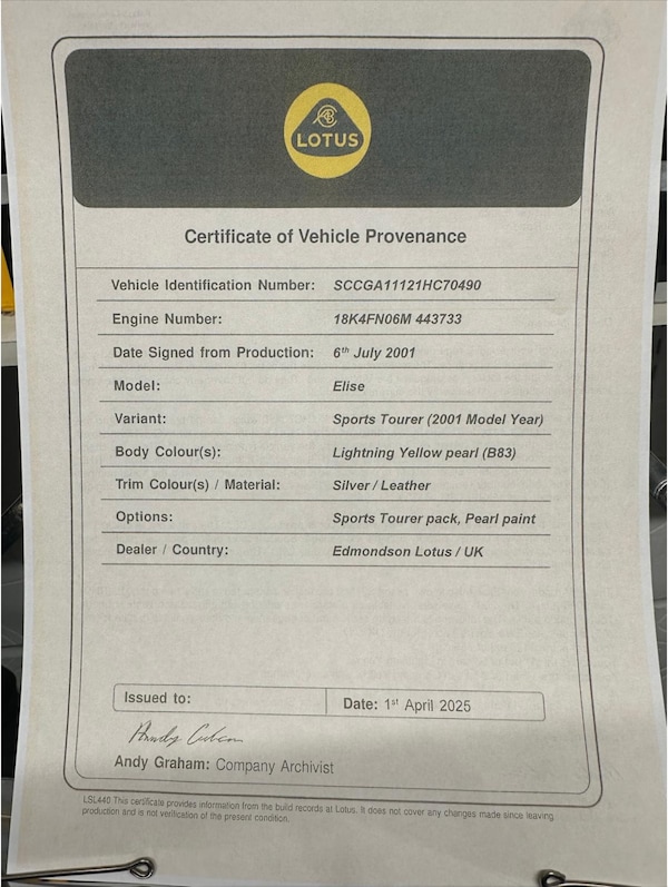 Used Lotus Elise 2001 for sale - 74315713: Photo 16