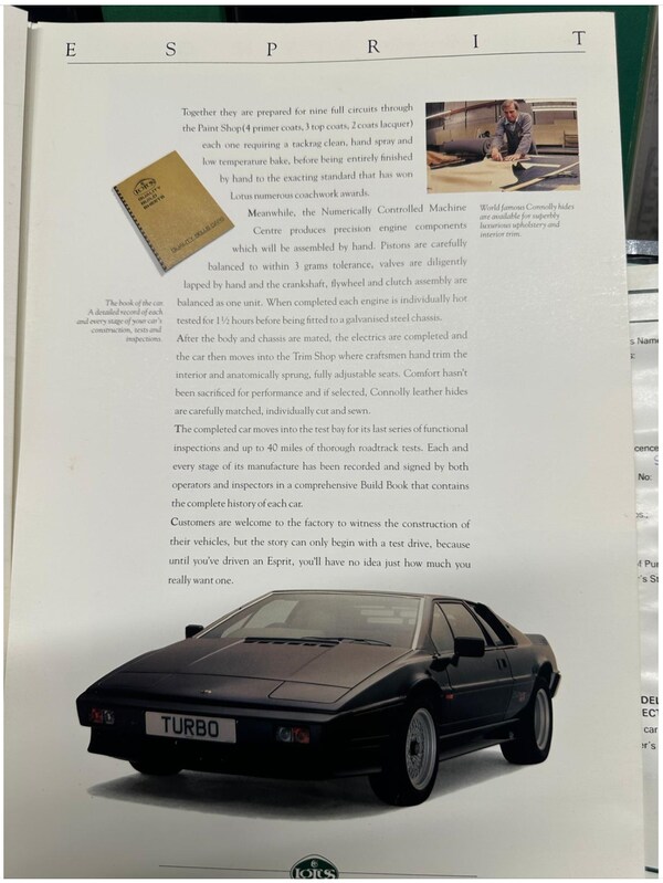 Used Lotus Esprit 1986 for sale - 72380164: Photo 30