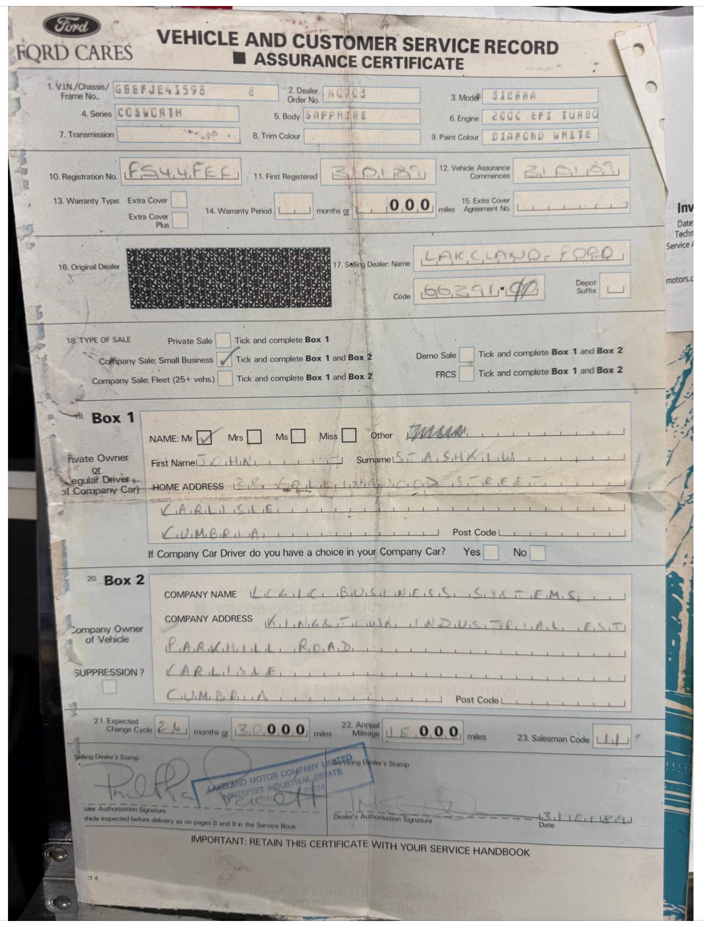 Used Ford Sierra 1989 for sale - 75442754: Photo 31