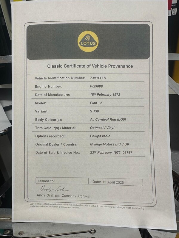 Used Lotus Elan 1973 for sale - 74220021: Photo 17