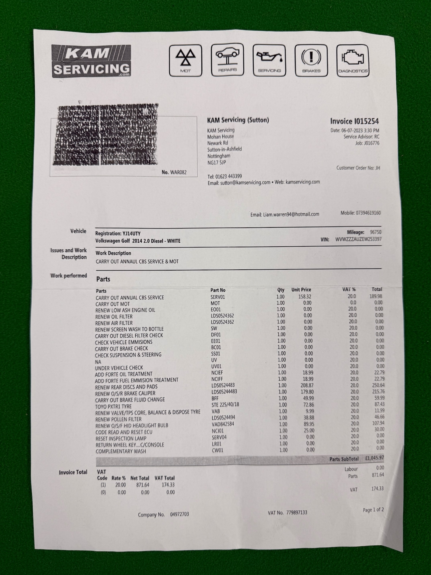 Used Volkswagen Golf 2014 for sale - 76319657: Photo 23